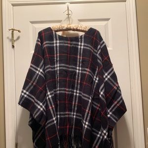 Warm and cozy poncho